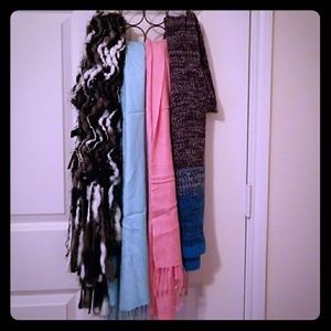 4 brand new, cute scarves!